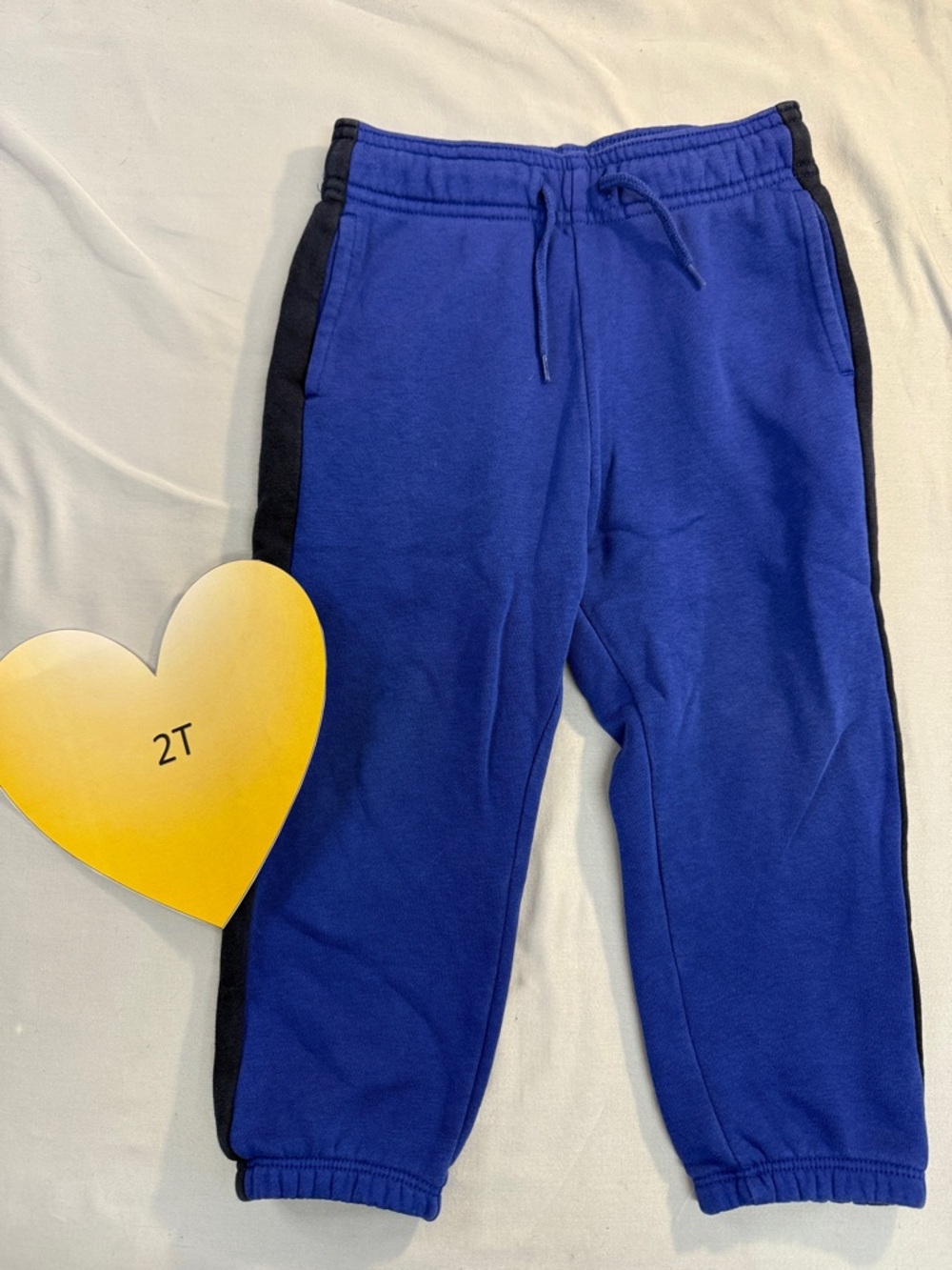 GAP Kids Royal Blue Joggers with Black Accents